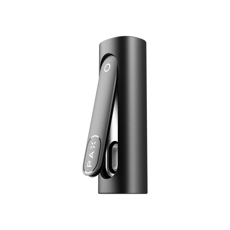 PAX Flow Onyx Premium Vaporizer mit geöffneter Heizkammer