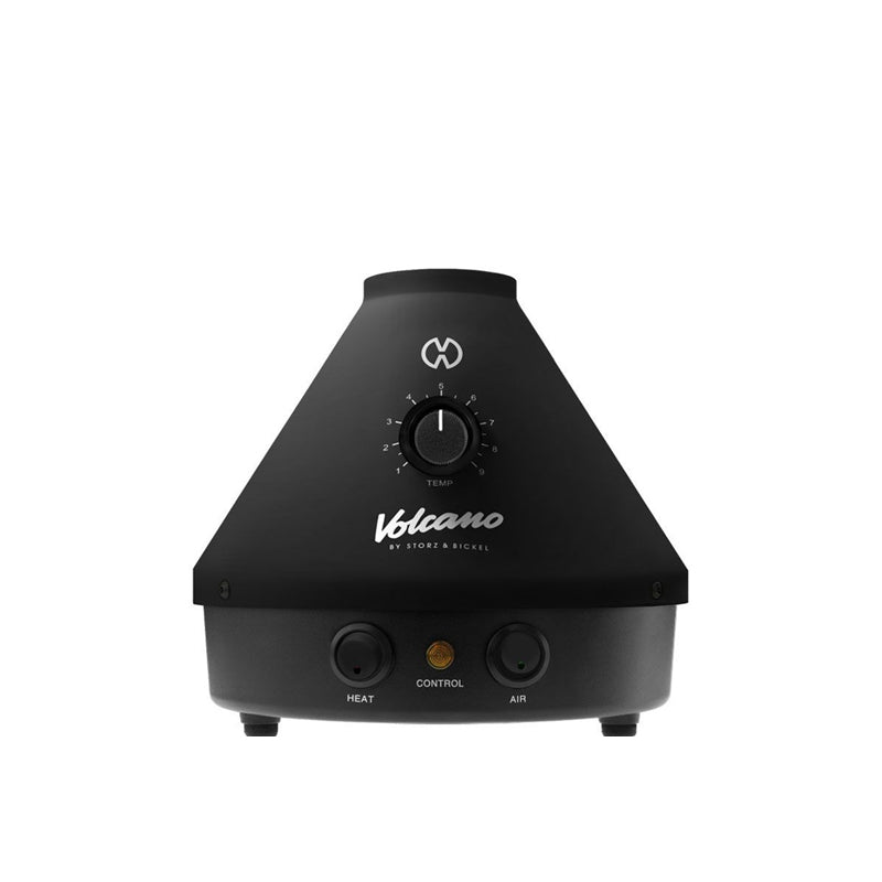Storz & Bickel Volcano Classic Onyx – Frontansicht des Tischvaporizers